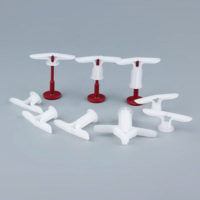Plugins de parafuso de plástico branco Anchor 4mm Plugins de parede para placas de gesso