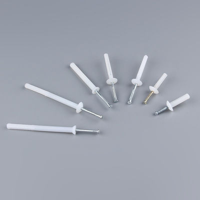 OEM Anchor de parede de nylon de concreto Anchor de unhas de cabeça de cogumelo branco